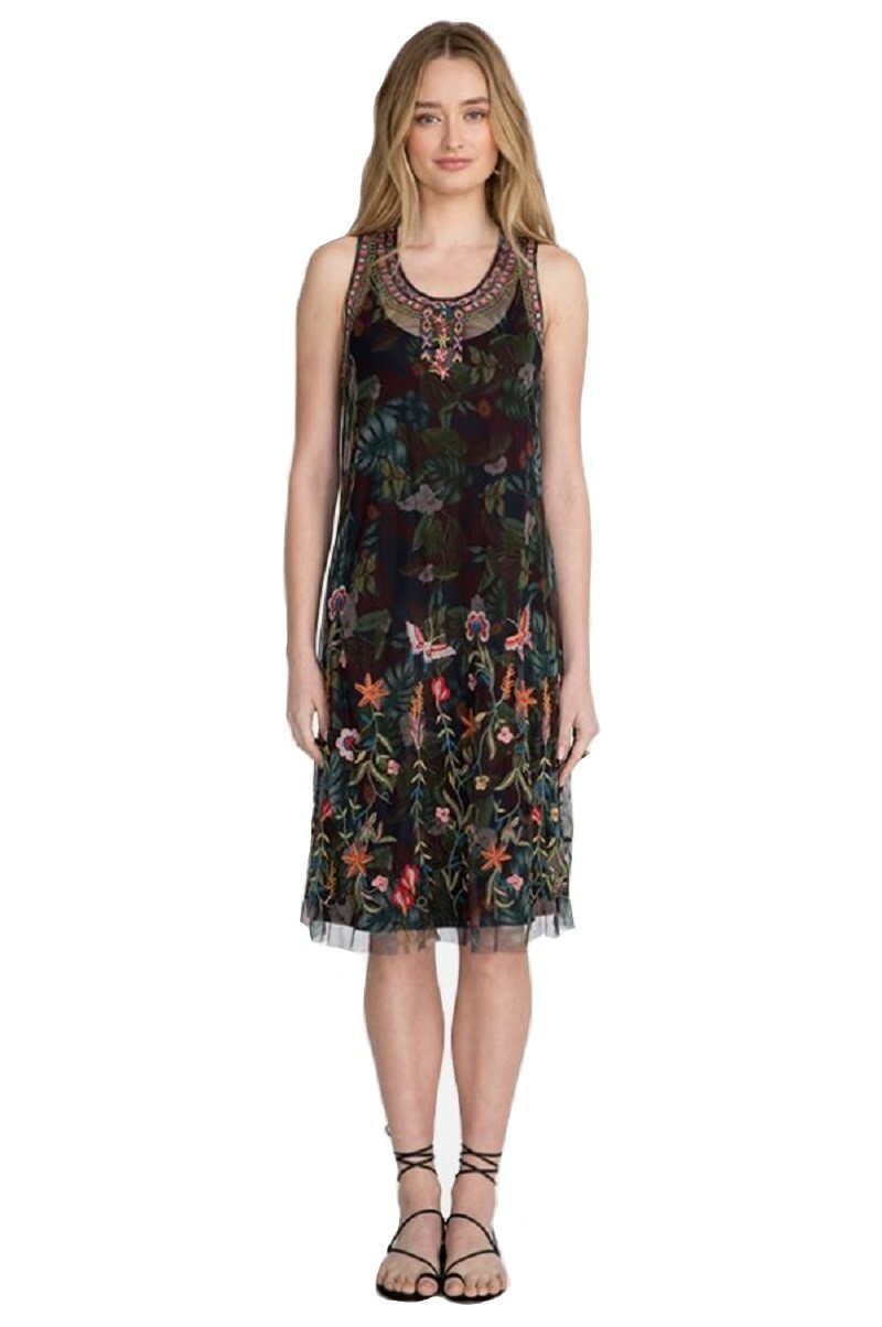 by johnny ditsy frill dress